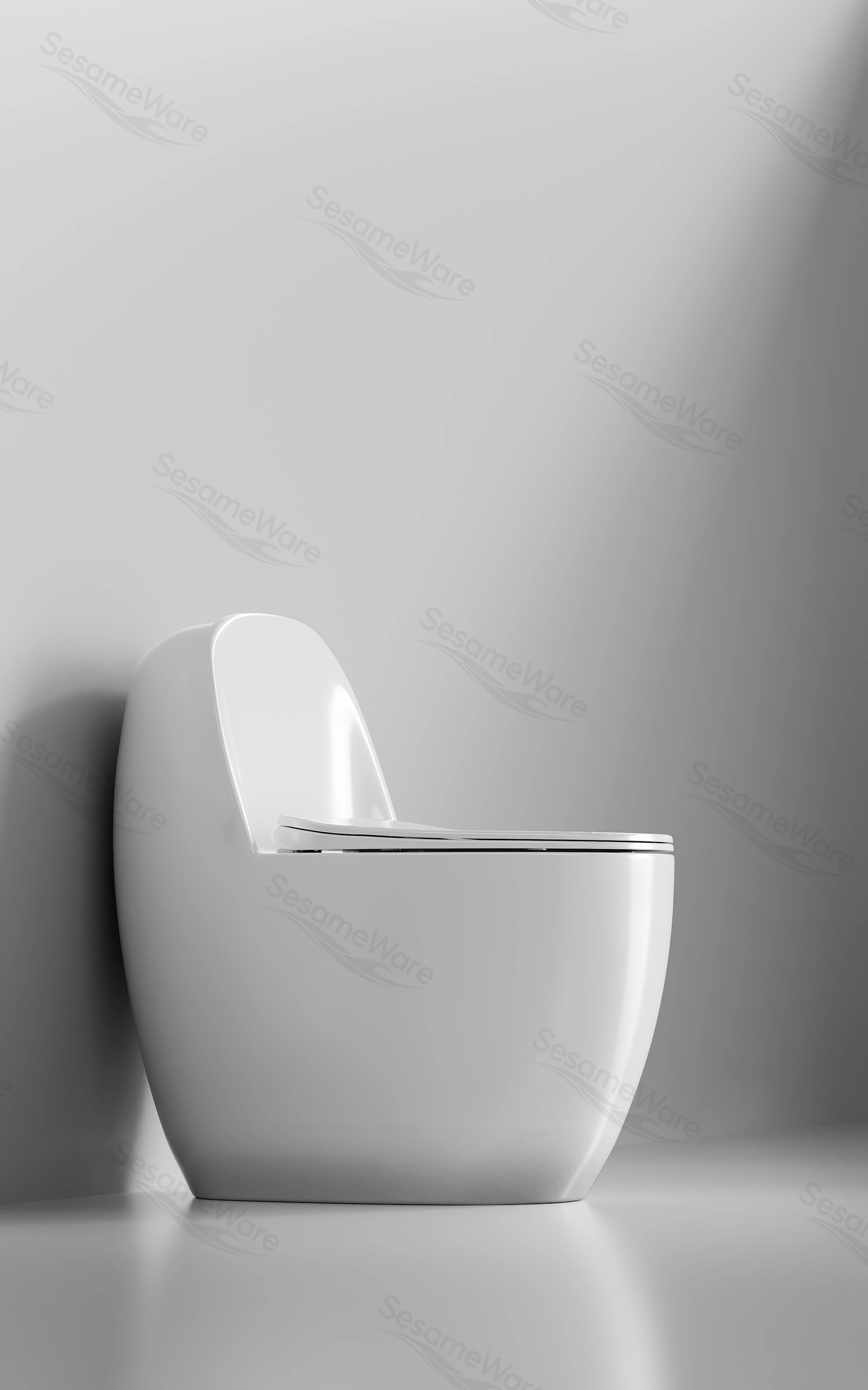 T1020-S siphonic one-piece toilet — sanitaryware manufacturer China (ivory variant)