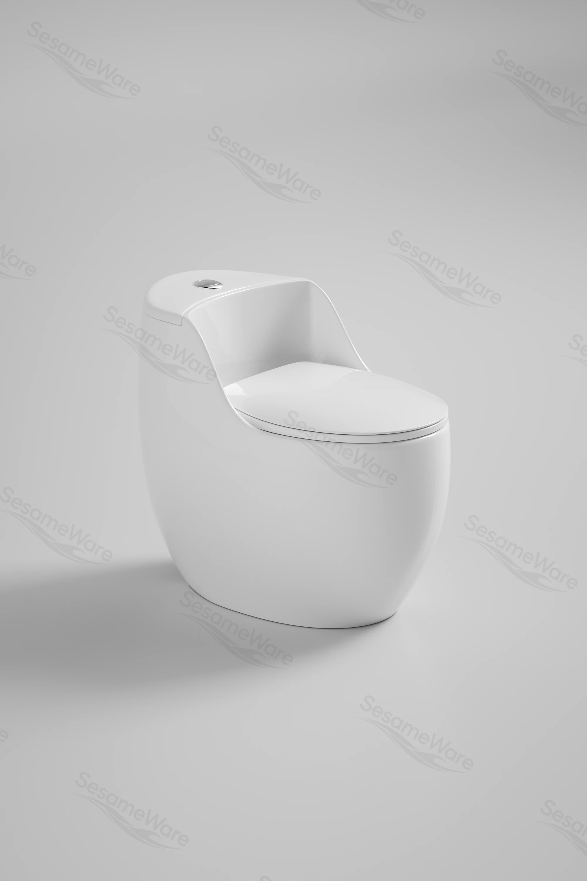 T1061-S siphonic one-piece toilet — sanitaryware manufacturer China (ivory variant)