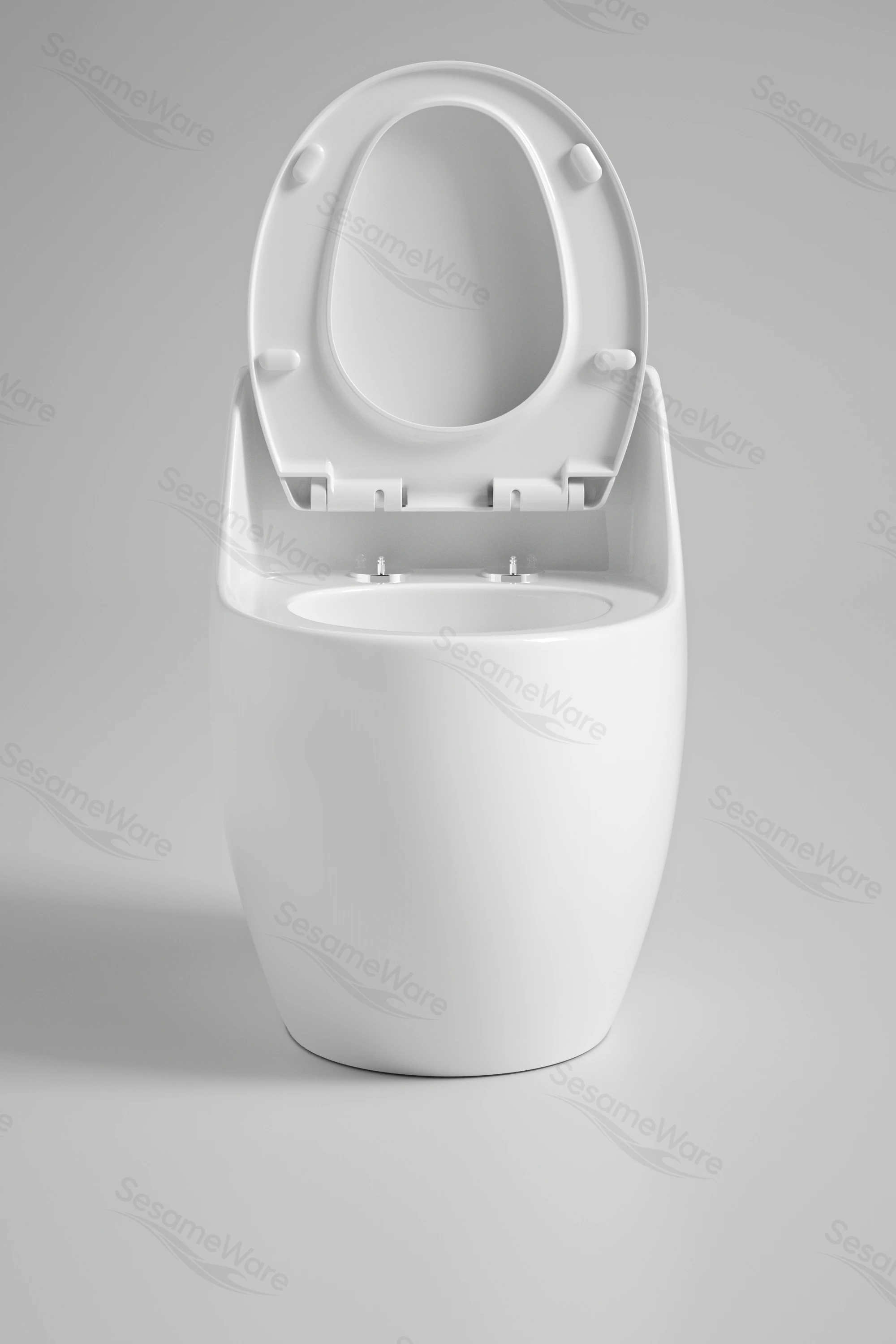 T1061-S siphonic one-piece toilet side view — ceramic toilet factory export
