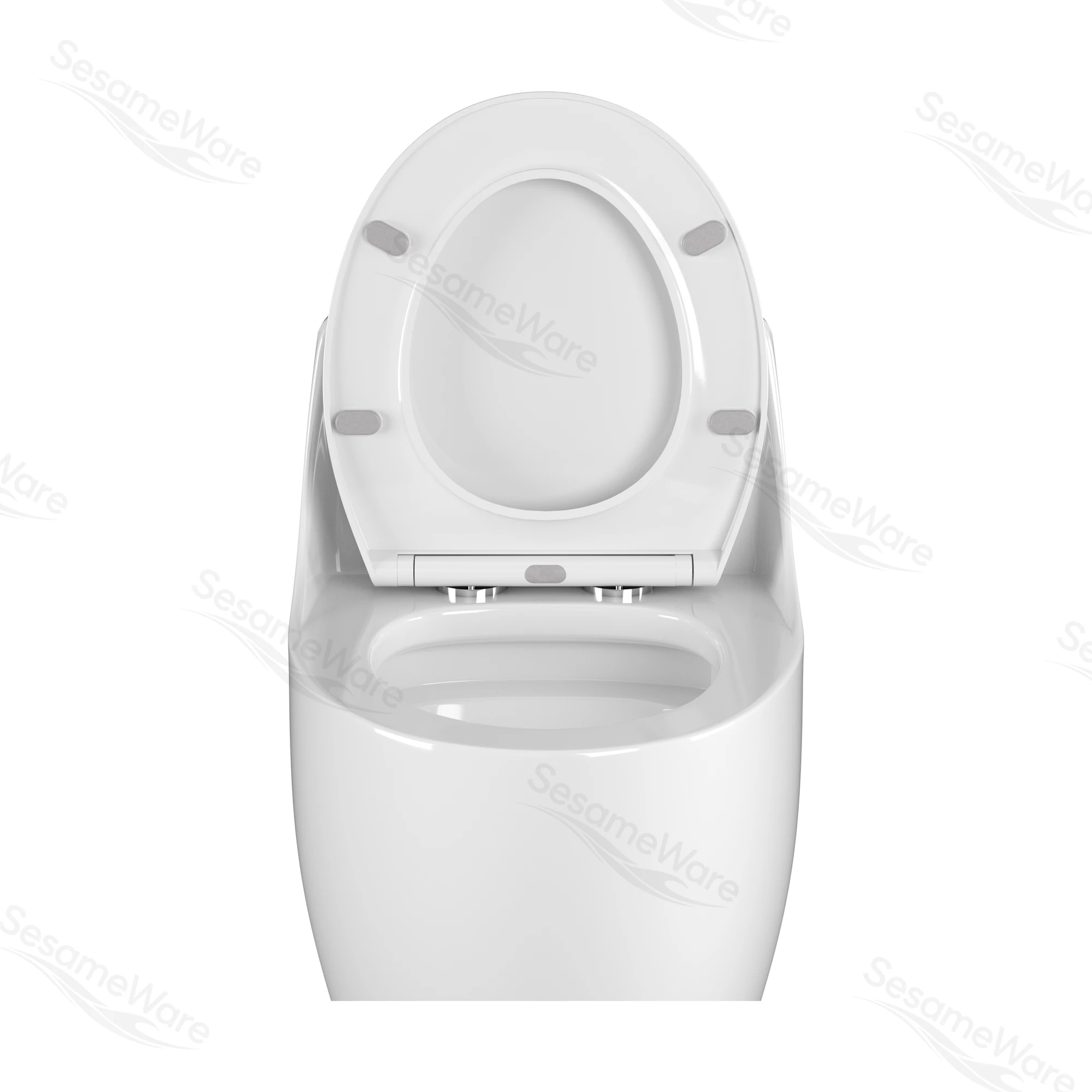 T1063-S siphonic one-piece toilet side view — ceramic toilet factory export