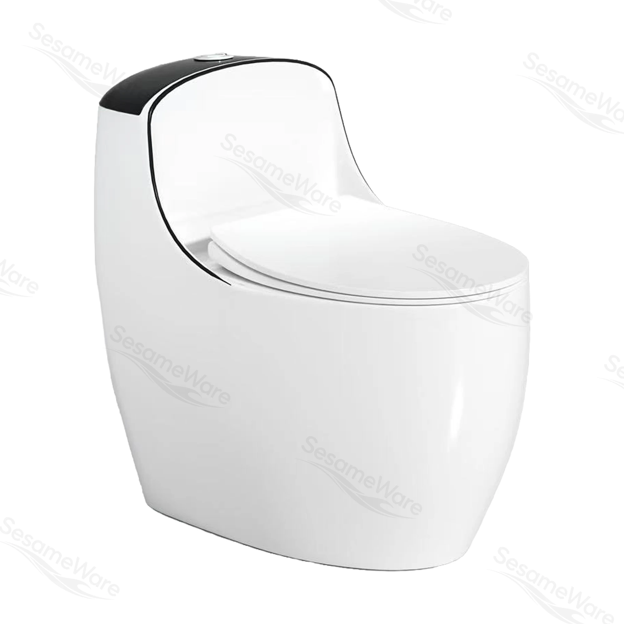 T1063-S siphonic one-piece toilet — sanitaryware manufacturer China (ivory variant)