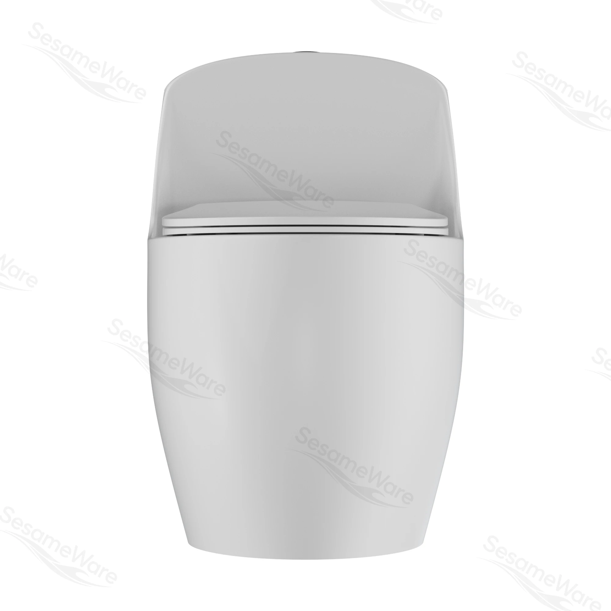 T1063-S siphonic one-piece toilet side view — ceramic toilet factory export
