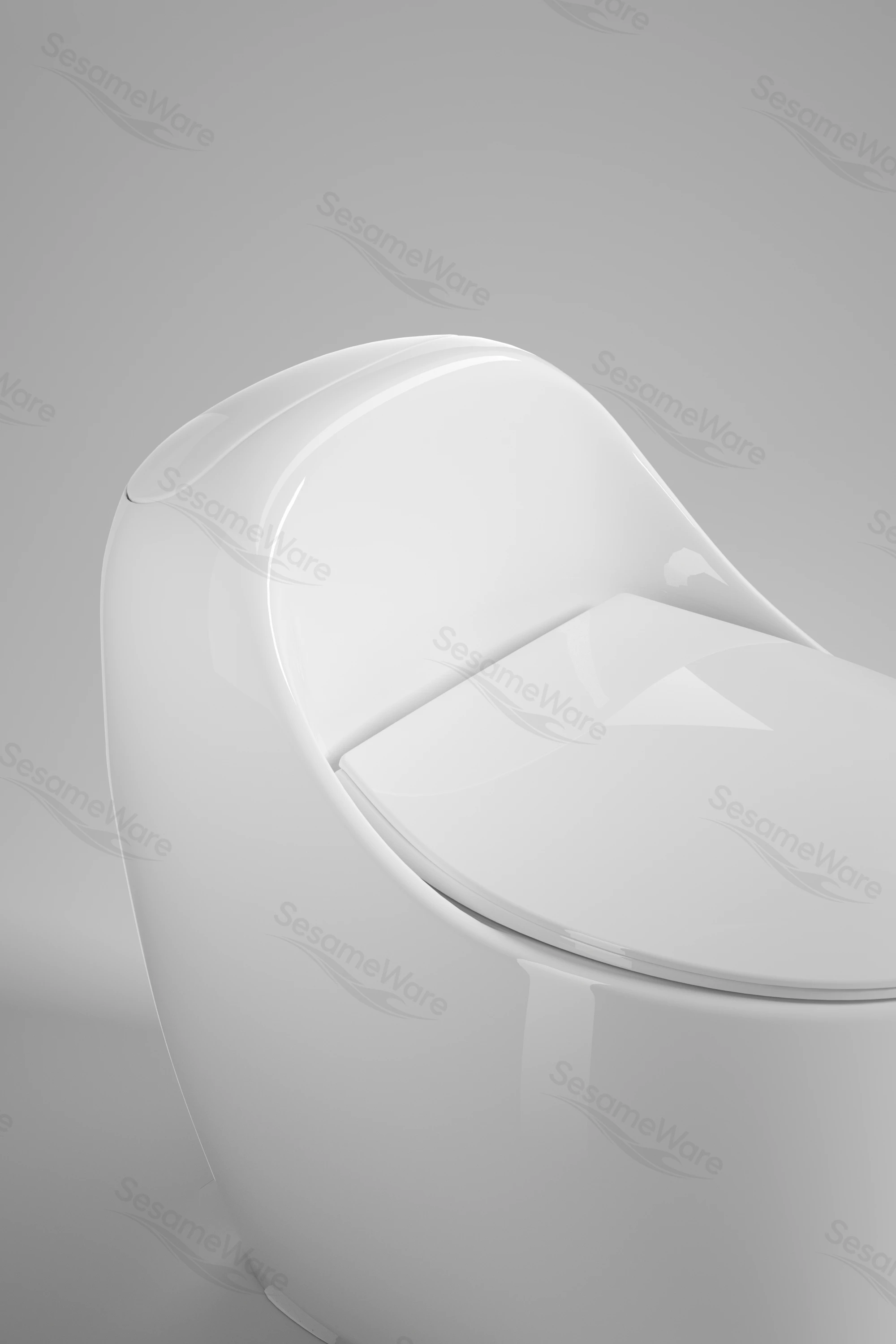 T1064-S siphonic one-piece toilet — sanitaryware manufacturer China (ivory variant)