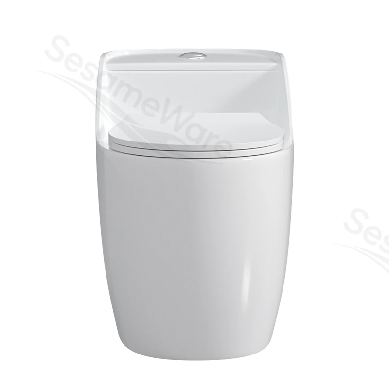 T1096-S siphonic one-piece toilet side view — ceramic toilet factory export