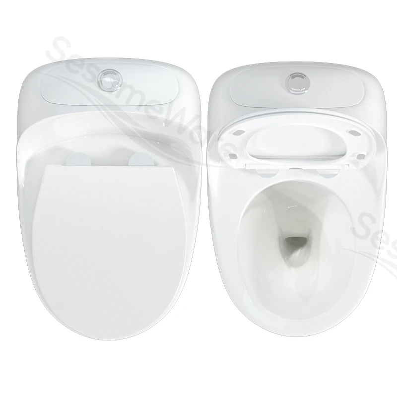 T1097-S siphonic one-piece toilet — sanitaryware manufacturer China (ivory variant)