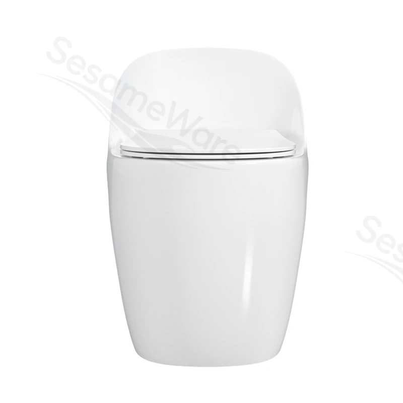 T1097-S siphonic one-piece toilet side view — ceramic toilet factory export