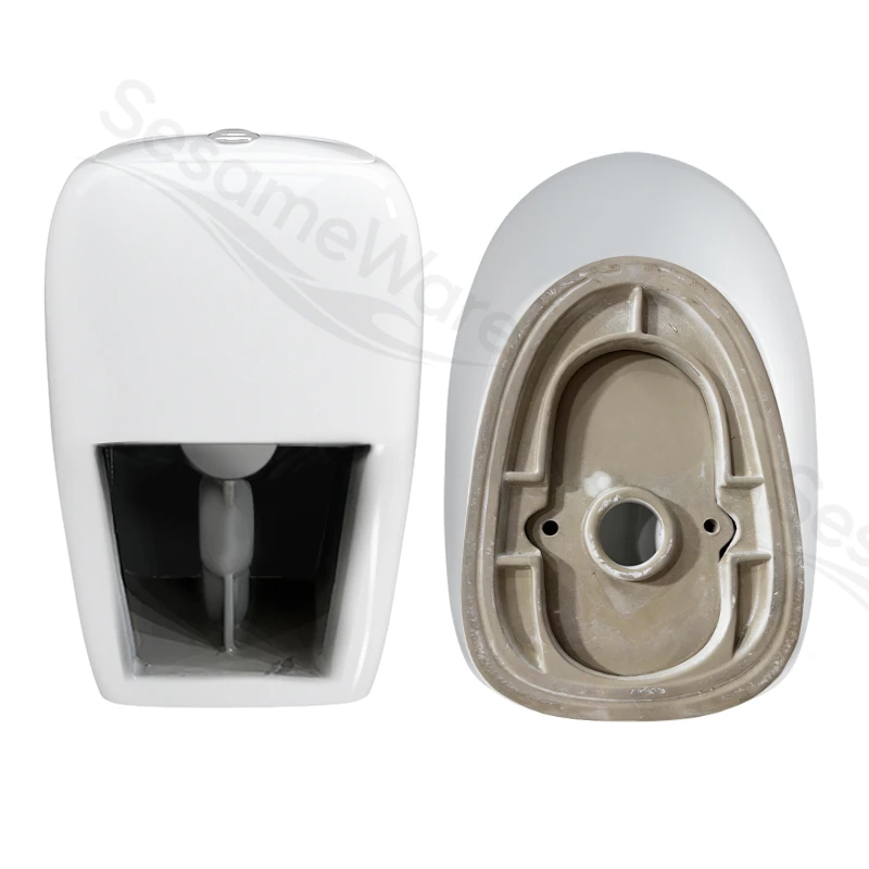 T1097-S siphonic one-piece toilet side view — ceramic toilet factory export