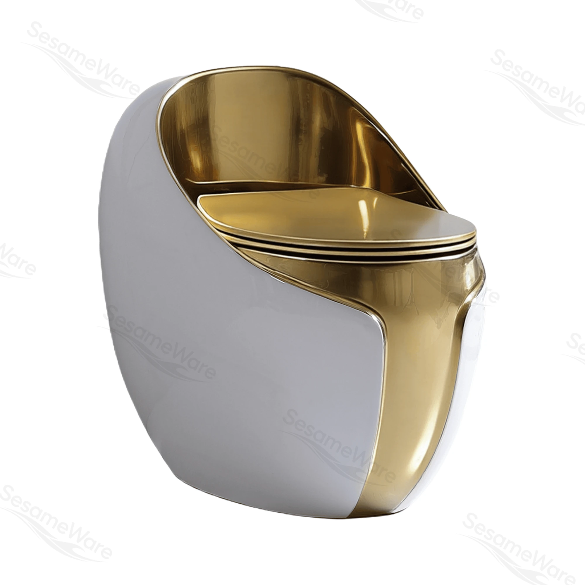 T1099-S siphonic one-piece toilet side view — ceramic toilet factory export