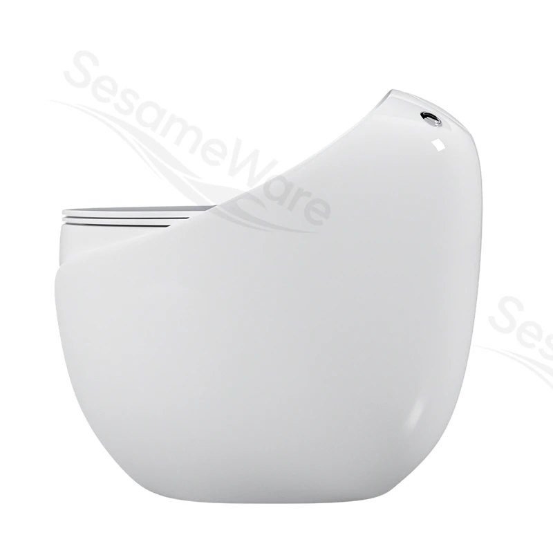 T1099-S siphonic one-piece toilet side view — ceramic toilet factory export