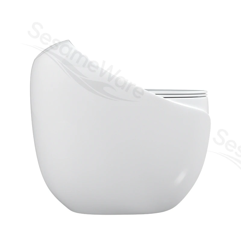 T1099-S siphonic one-piece toilet side view — ceramic toilet factory export